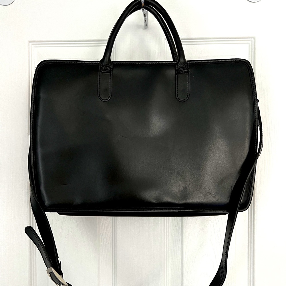 Jack George leather women’s briefcase bag